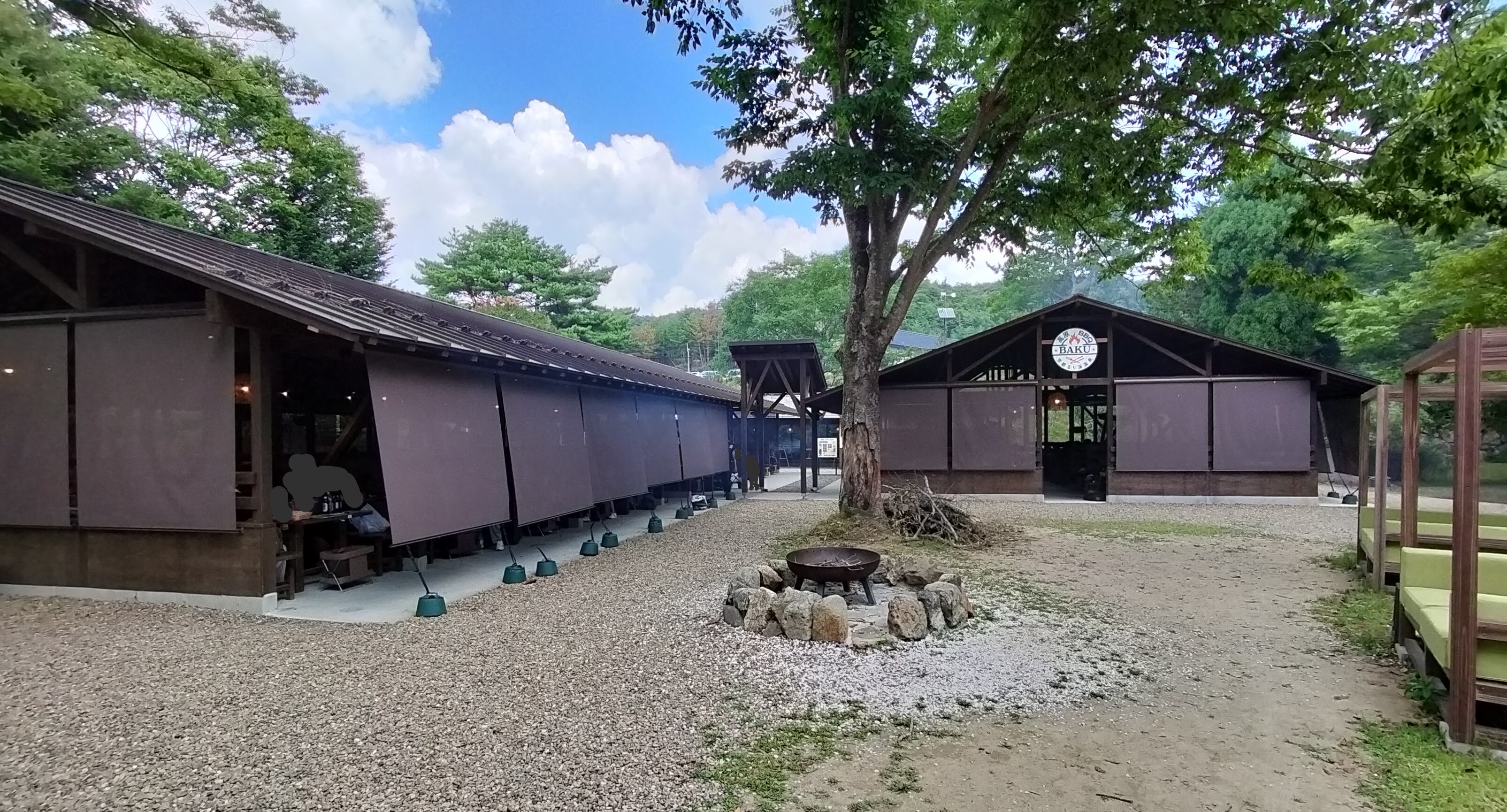 バーベキュー施設の写真