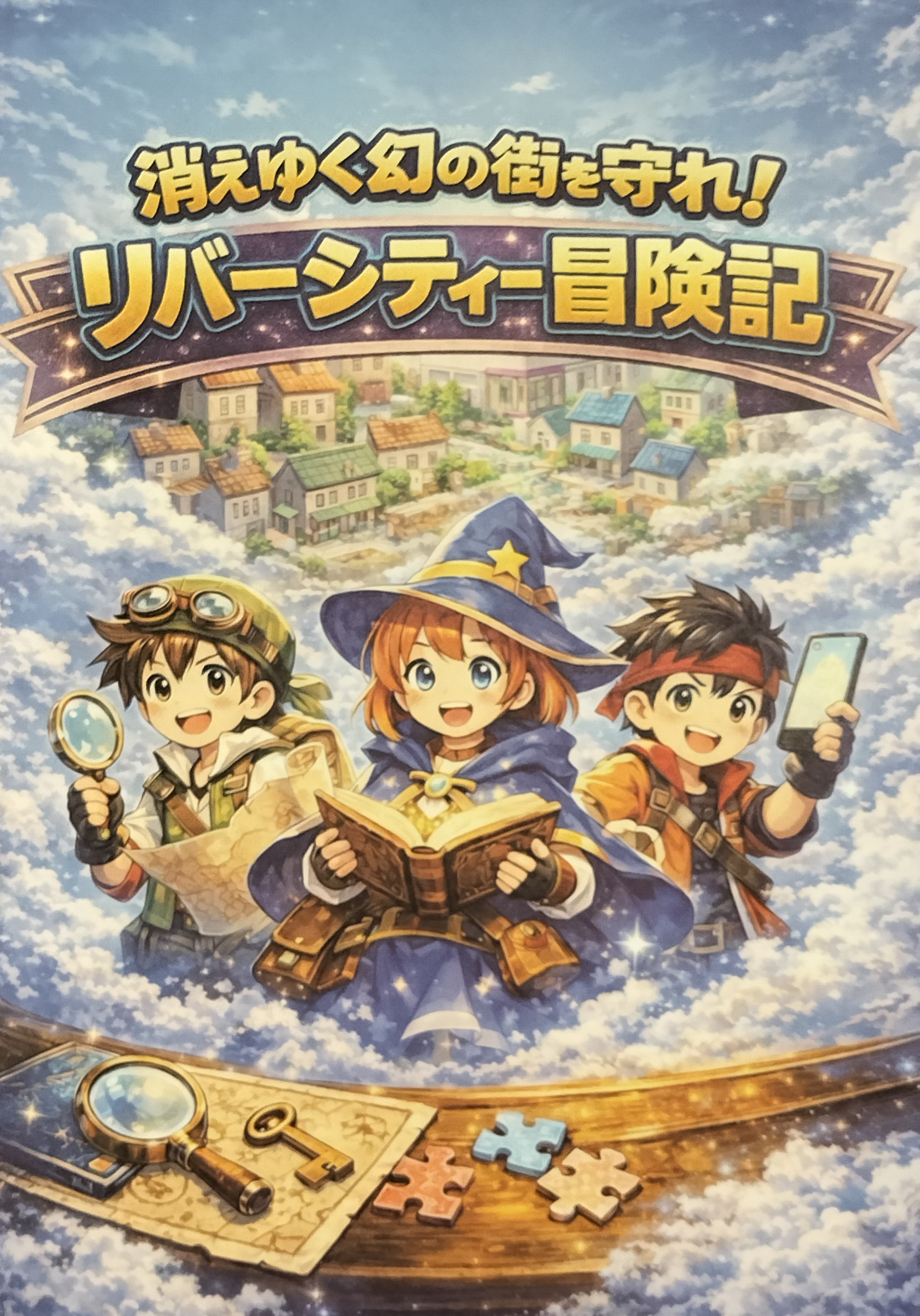 消えゆく幻の街を守れ！リバーシティー冒険記